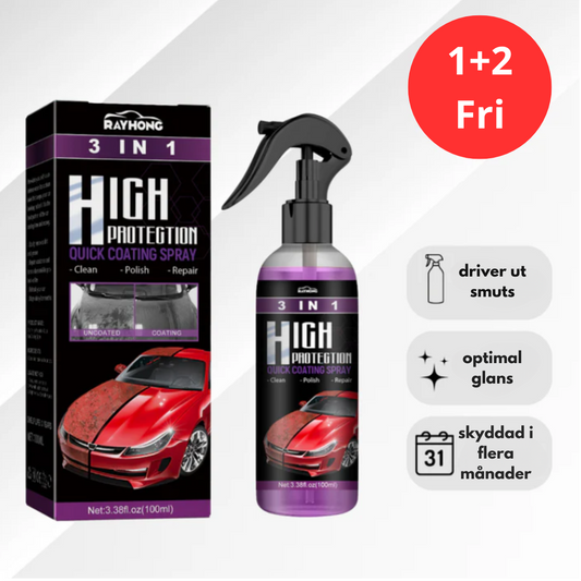 3-i-1 Nano-Keramisk Beläggning | 1+2 gratis